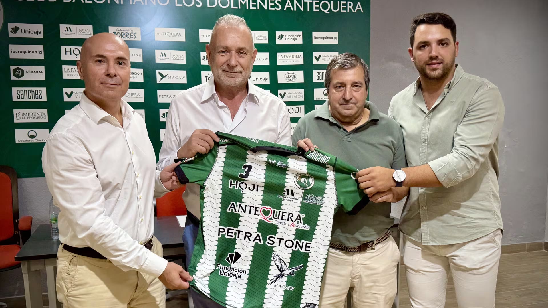 Four-season sponsorship of BM Los Dólmenes Antequera